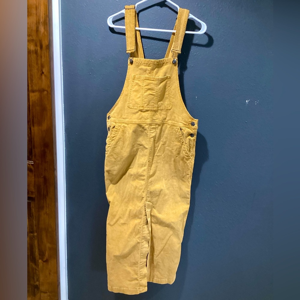 FREE PEOPLE Boyfriend Wide Wale Corduroy Overalls Dress